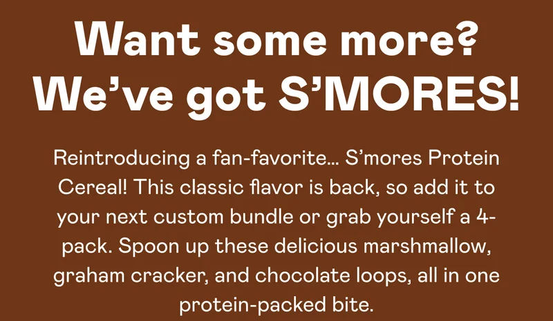 Want some more? We've got S'MORES!