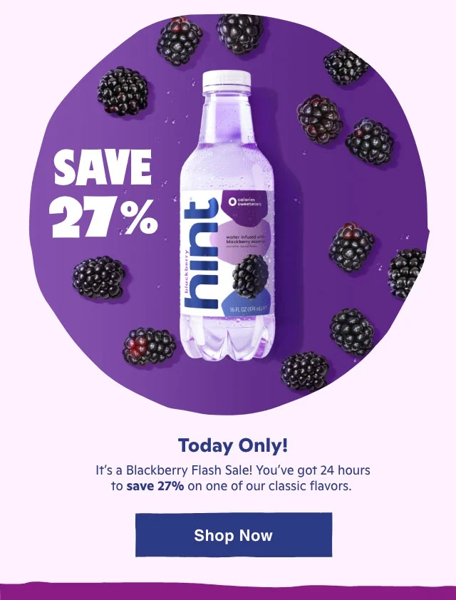 Today Only! It's a Blackberry Flash Sale!