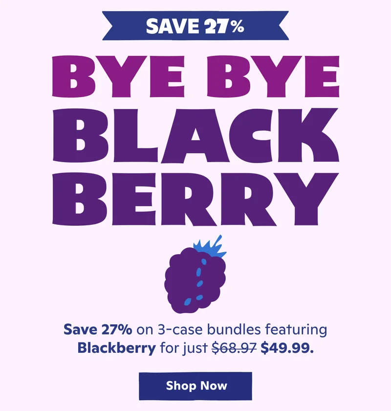 Blackberry Flash Sale! Save 27% on 3-case bundles featuring Blackberry for just $49.99