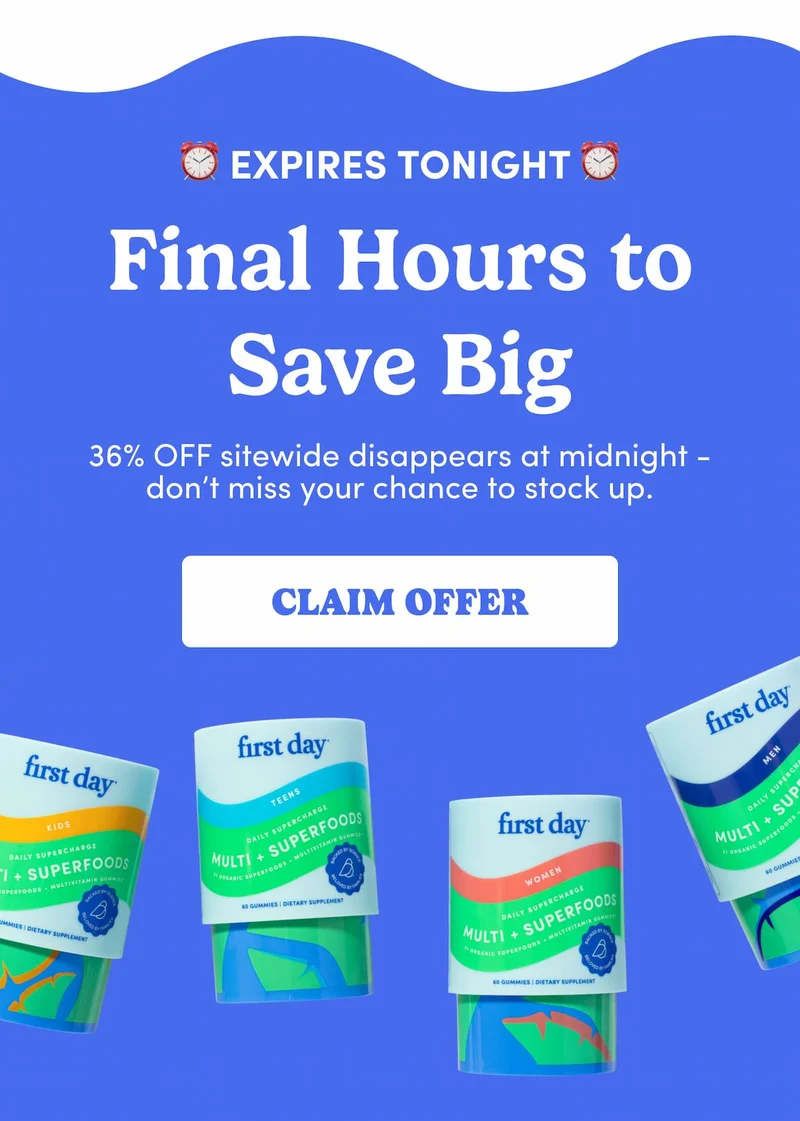 Final hours to save big!