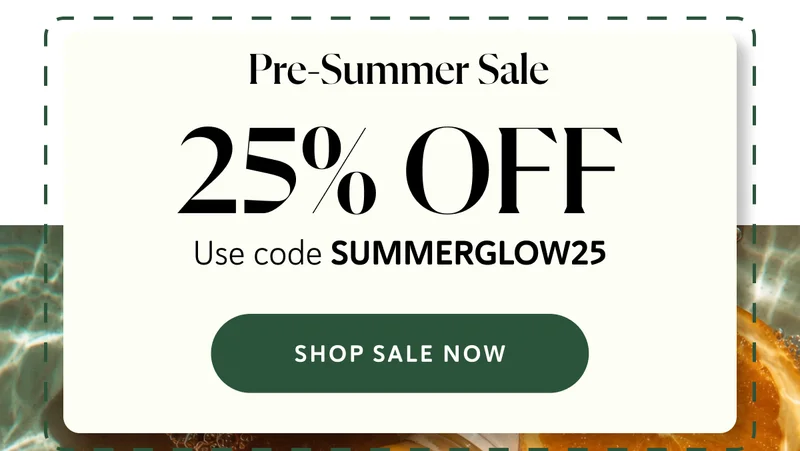 Use code: SUMEMRGLOW25 for 25% Off