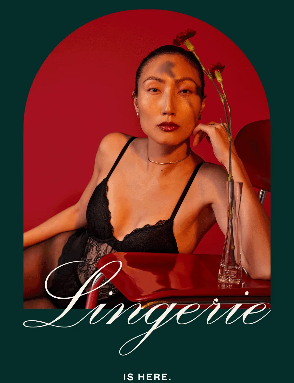Lingerie is here.