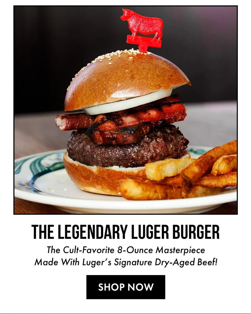 The Legendary Luger Burger The Legendary Luger Burger