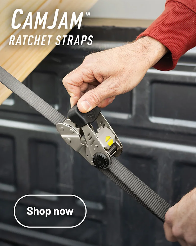 CamJam™ Ratchet Straps