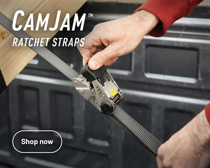 CamJam™ Ratchet Straps