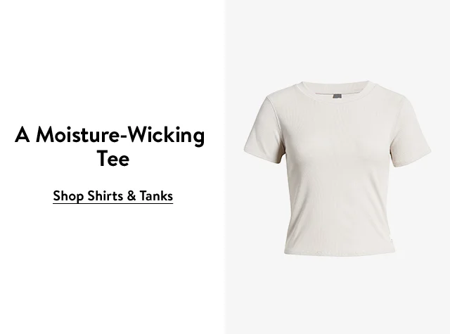 A cropped T-shirt.