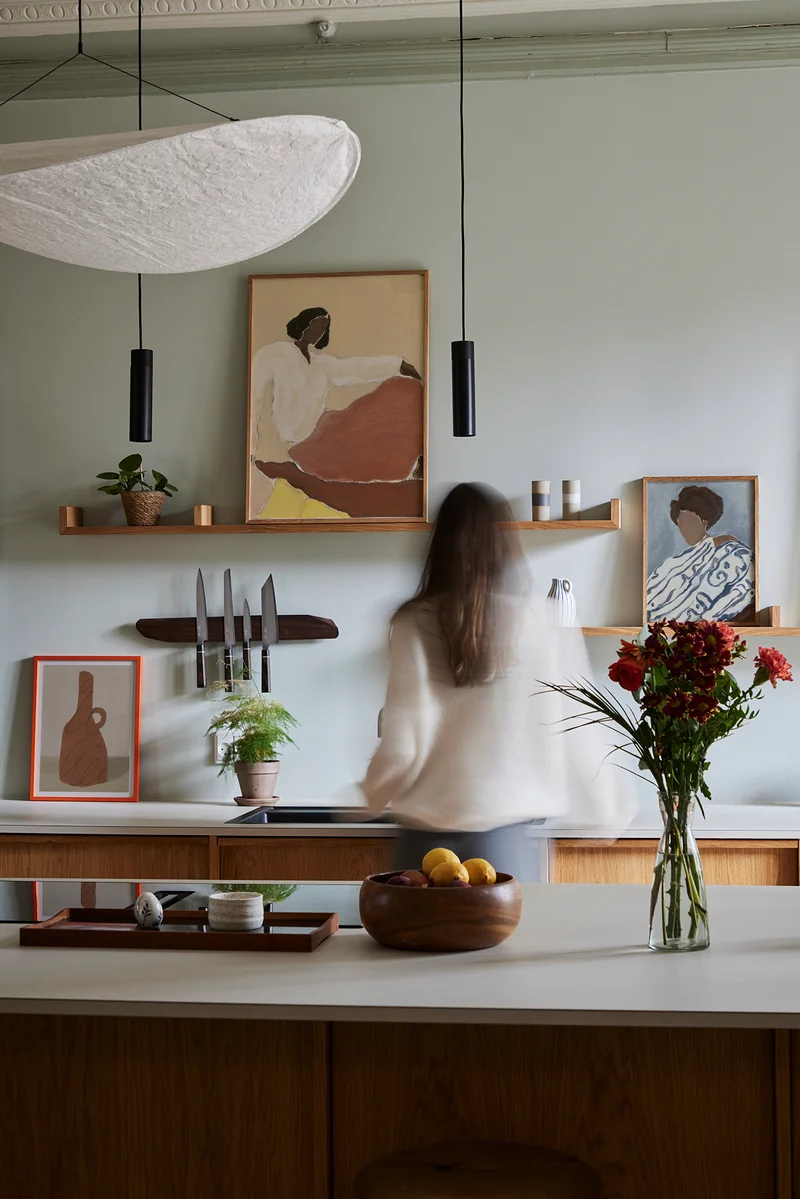 Art in kitchen