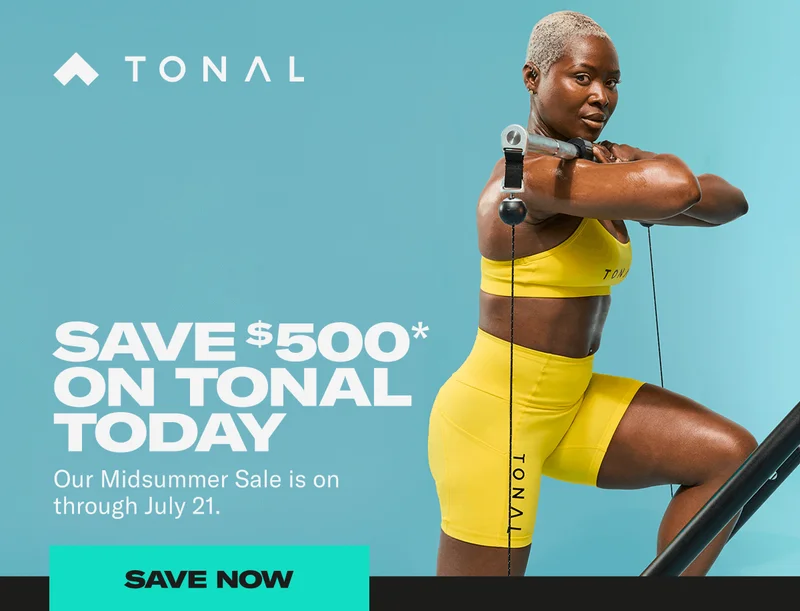 Save $500* On Tonal. Save Now