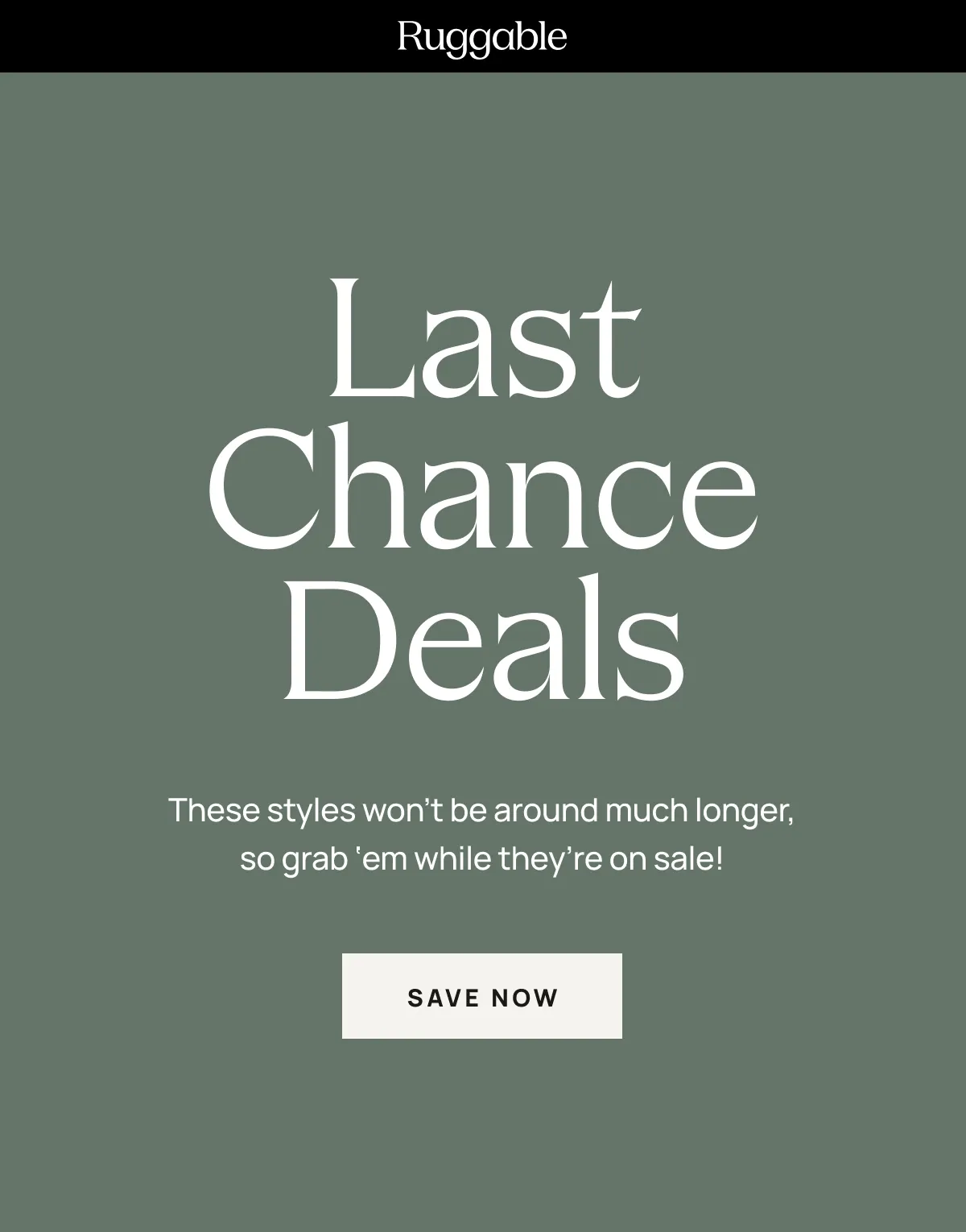 Last Chance Deals - Save Now