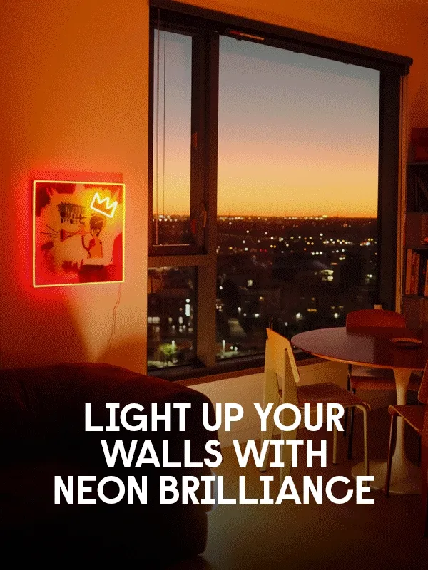 Light Up Your Walls With Neon Brilliance