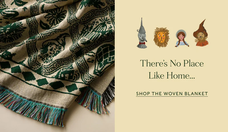 There’s No Place Like Home... shop the woven blanket