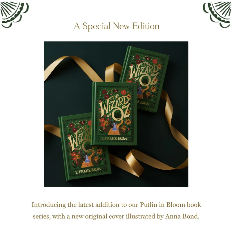 A Special New Edition Introducing the latest addition to our Puffin in Bloom book series, with a new original cover illustrated by Anna Bond.