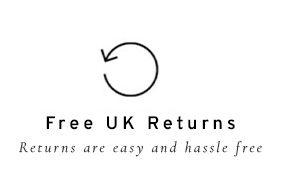 Free UK Returns, returns are easy and hassle free