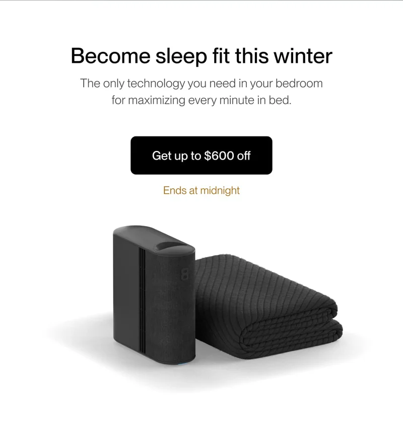Become sleep fit this winter | The only technology you need in your bedroom  for maximizing every minute in bed.