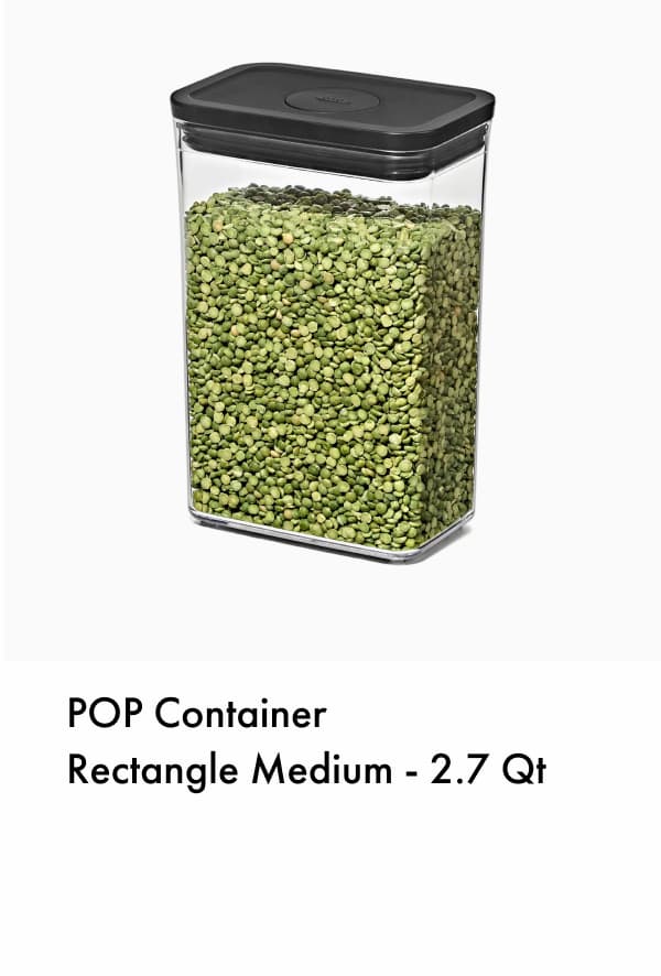 POP Container  Rectangle Medium - 2.7 Qt