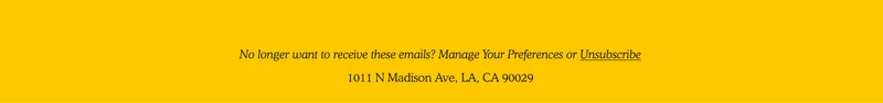 Manage Preferences