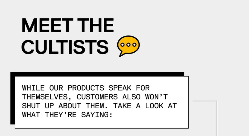 Meet the Cultists