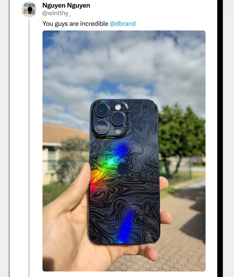 You guys are incredible, dbrand.