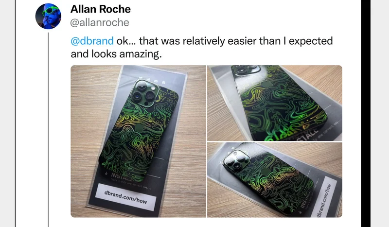 Ok, dbrand, that was relatively easier than I expected and looks amazing.