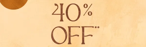 40% off