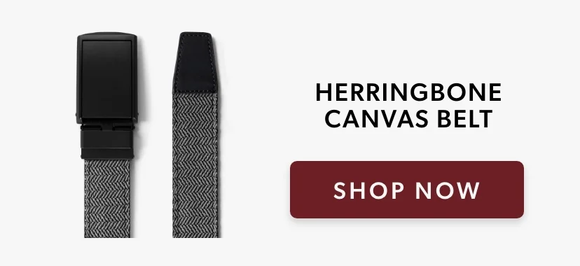 Herringbone Canvas Belt