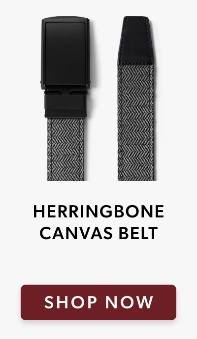 Herringbone Canvas Belt