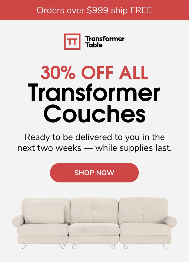 30% Off All Couches!