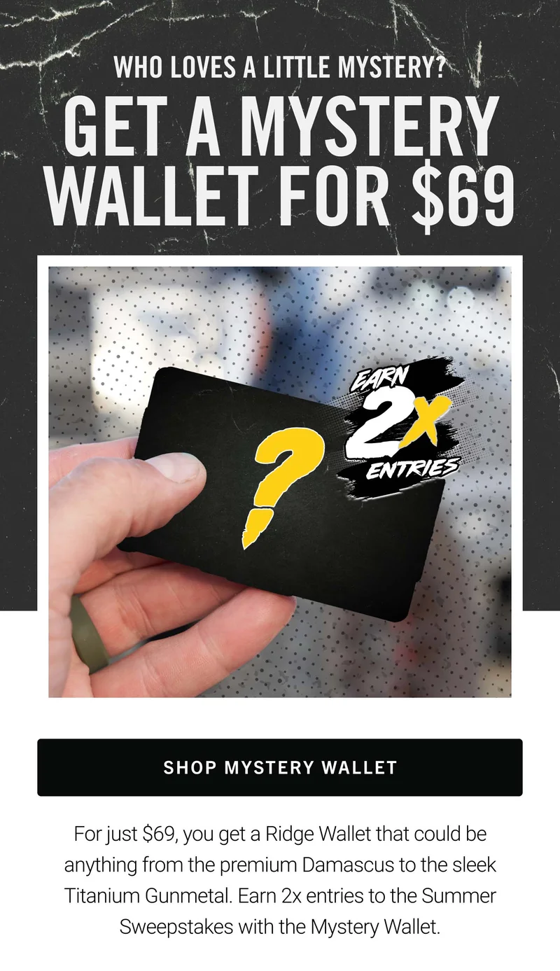 Get a Mystery Wallet for $69