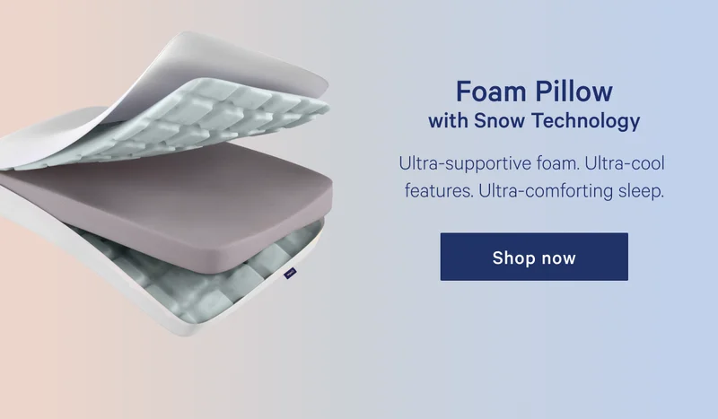 Foam Pillow with Snow Technology >> Shop now >>