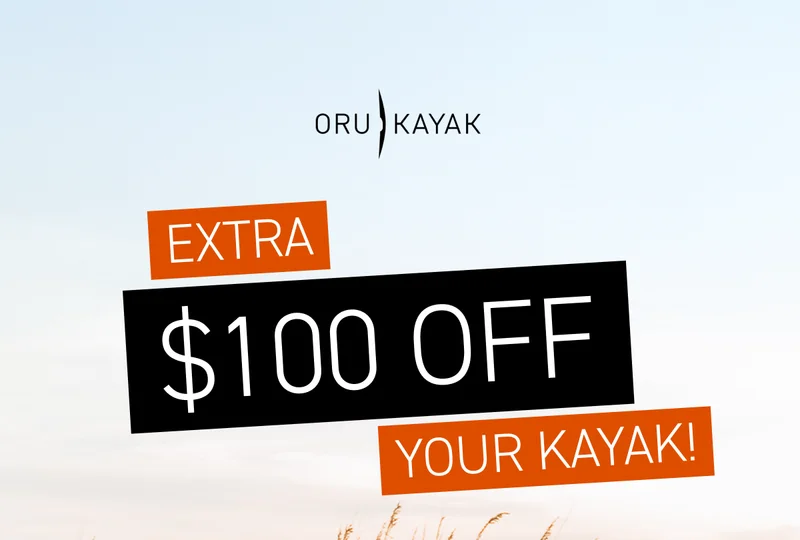 SPRING IS HERE! Save $100 off any kayak with code SPRINGTIME SPRING IS HERE! Save $100 off any kayak with code SPRINGTIME