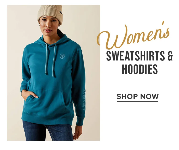 WOMEN'S SWEATSHIRTS AND HOODIES | SHOP NOW