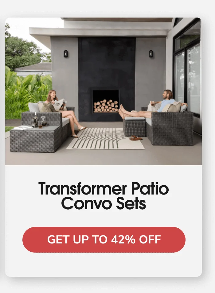 Transformer Patio Convo Sets