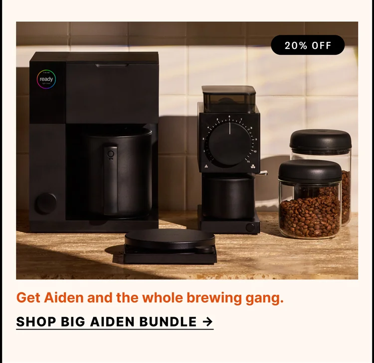 Get Aiden and the whole brewing gang. Shop Big Aiden Bundle