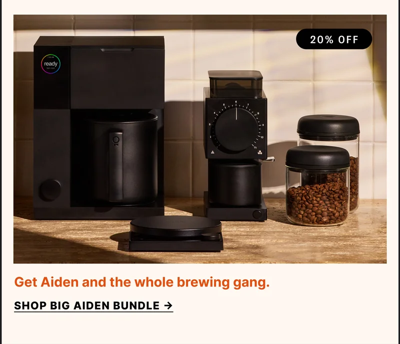 Get Aiden and the whole brewing gang. Shop Big Aiden Bundle