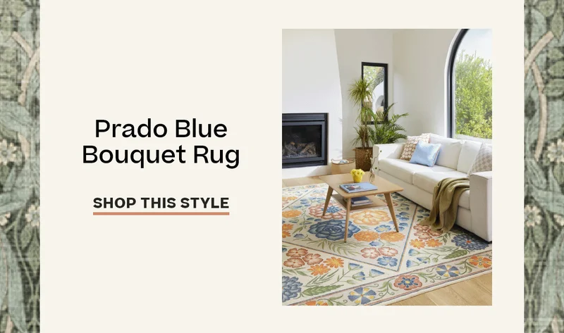 Prado Blue Bouquet Rug
