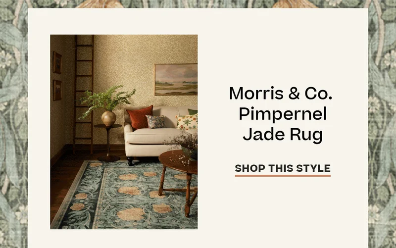 Morris Co Pimpernel Jade Rug