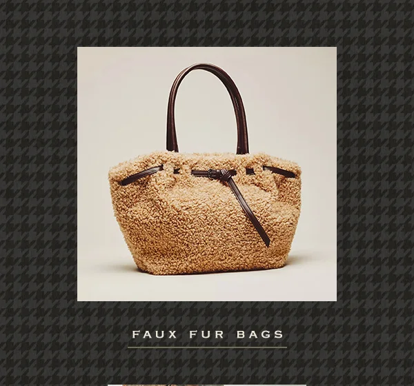 faux fur bags
