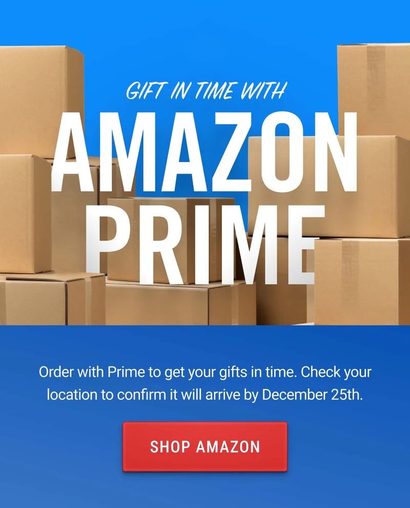 Gift in Time with Amazon Prime