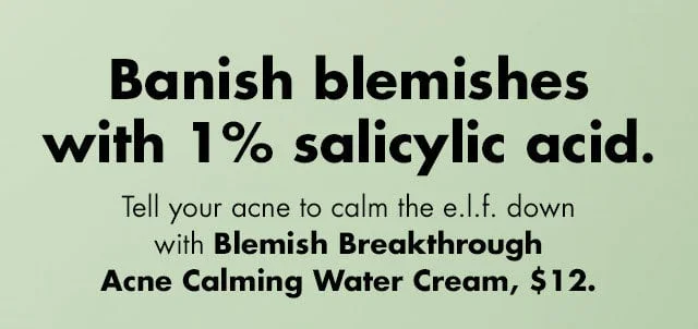 banish blemishes