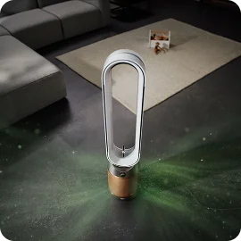 Dyson Find+Follow Purifier Cool PC3 air purifier traps pollutants from the airflow.