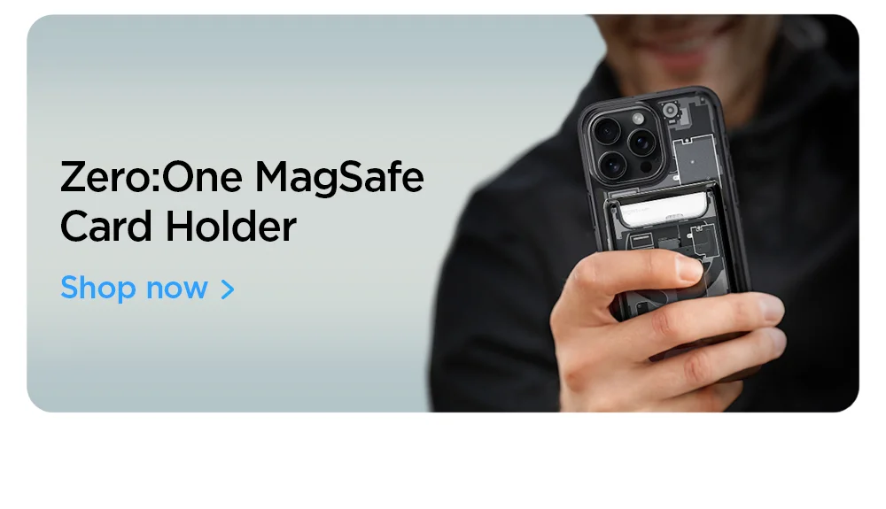 Shop Zero:One MagSafe compatible Card Holder now.