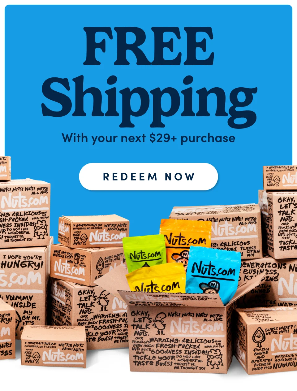 Free Shipping when you spend $29+