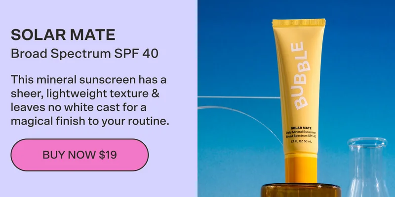 Solar Mate Broad Spectrum SPF 40 [BUY NOW $19] This mineral sunscreen has a sheer, lightweight texture & leaves no white cast for a magical finish to your routine.