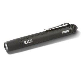 EDC PL2AAA LED Flashlight, 7 Lumen, 2 AAA Battery, Black