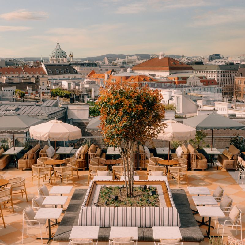 Vienna rooftop and views