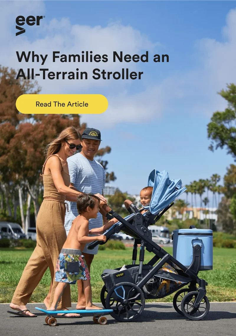 why families need an all-terrain stroller - read the article