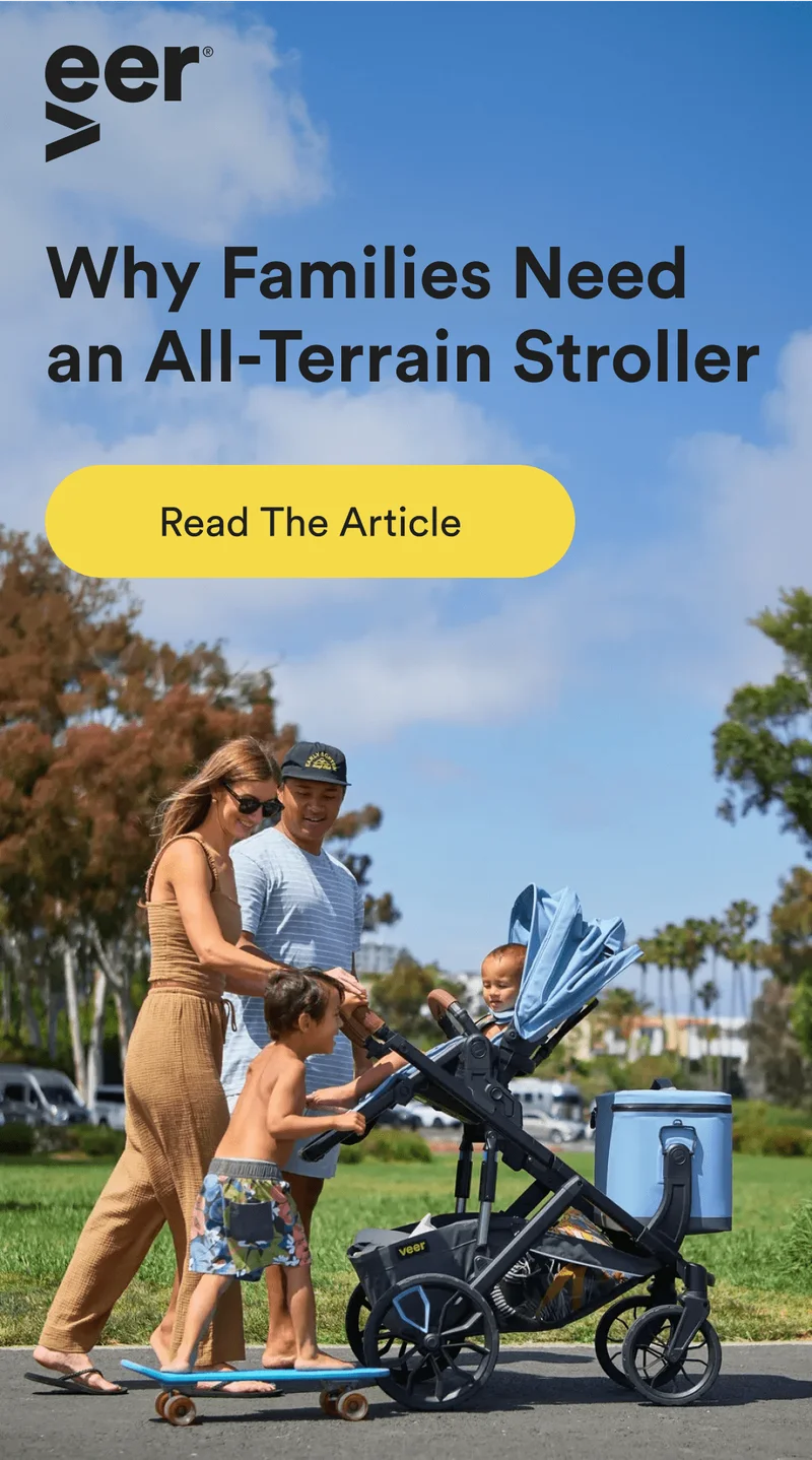 why families need an all-terrain stroller - read the article