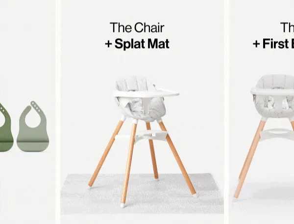 The Chair + First Bites Full Kit The Chair + Booster Conversion Kit The Chair + Splat Mat The Chair + The Bib