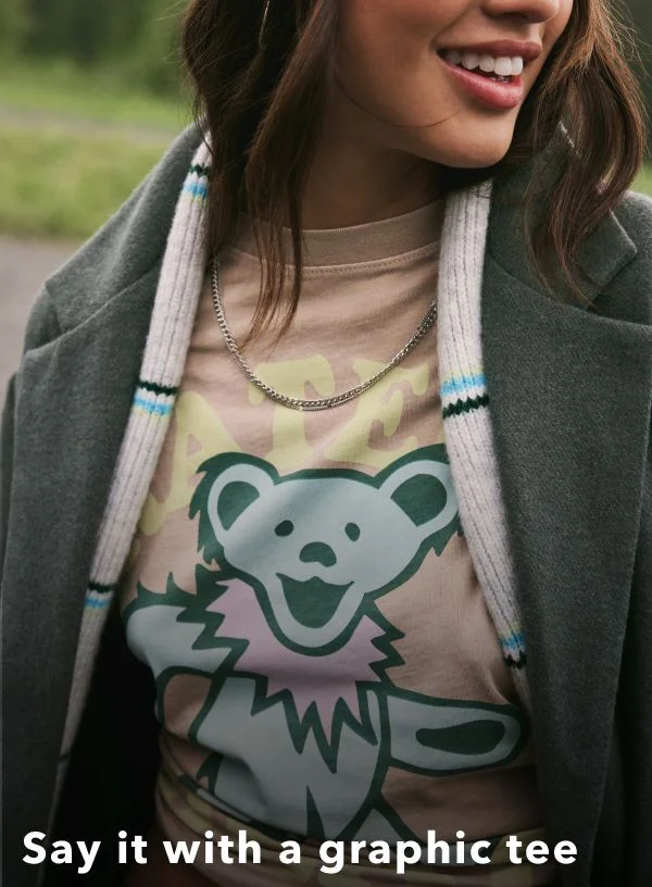 Say it with a graphic tee