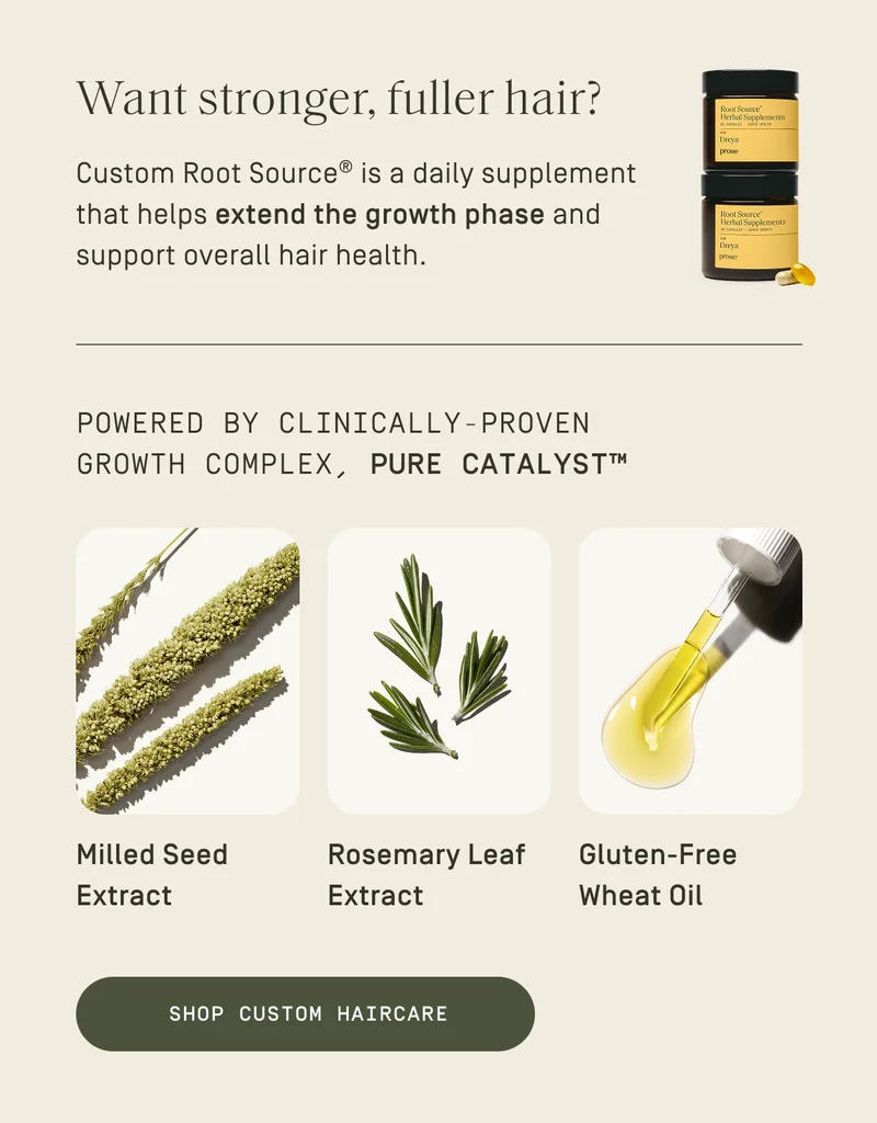 Want stronger, fuller hair? Shop Custom Haircare